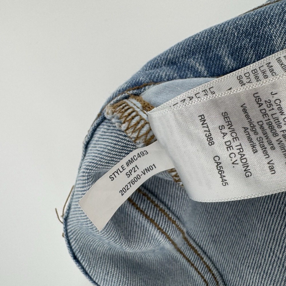 Madewell The Tall Perfect Vintage Jean Coffey Wash Worn-In Sz 30 Tall MC493 $135 - Picture 13 of 16